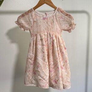 Laura Ashley Floral Pink Kids Dress